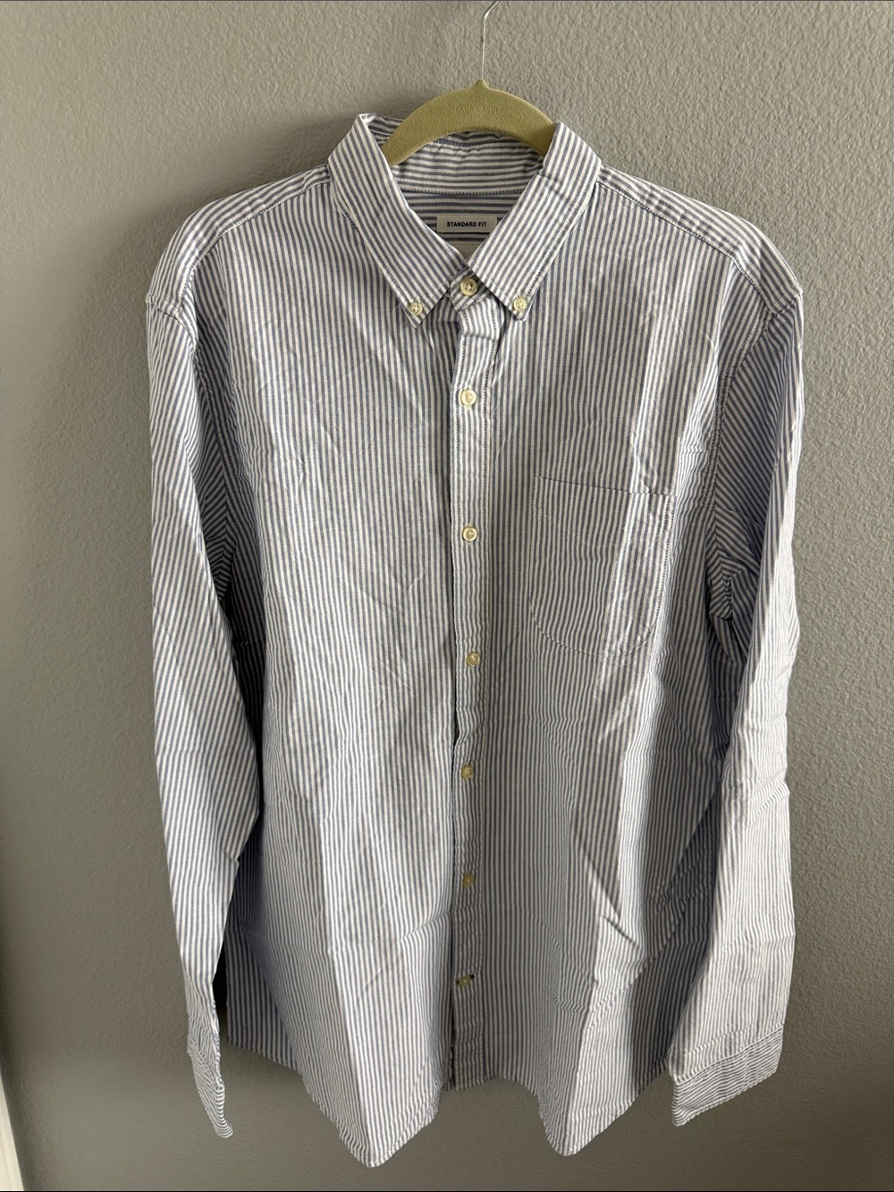 NWT GAP Classic Blue Stripe Button-Down Shirt